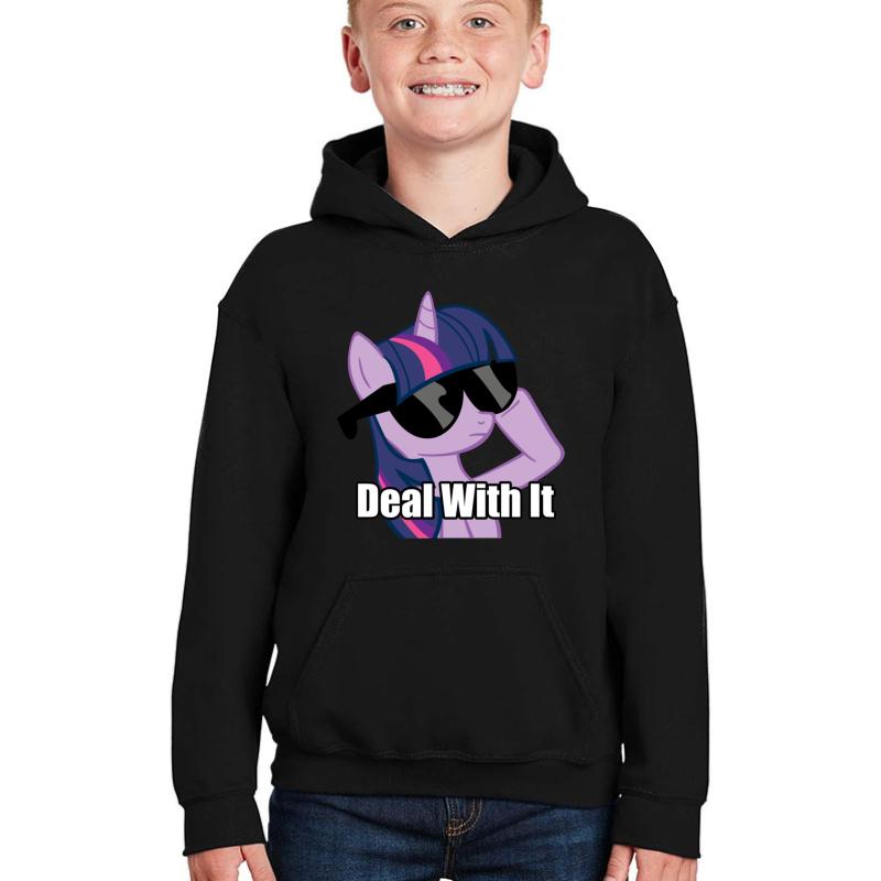 Twilight Sparkle Youth Hooded Sweatshirt Boy Black