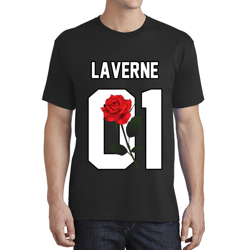 Zoe Laverne - Rose Unisex T-Shirt Men Black