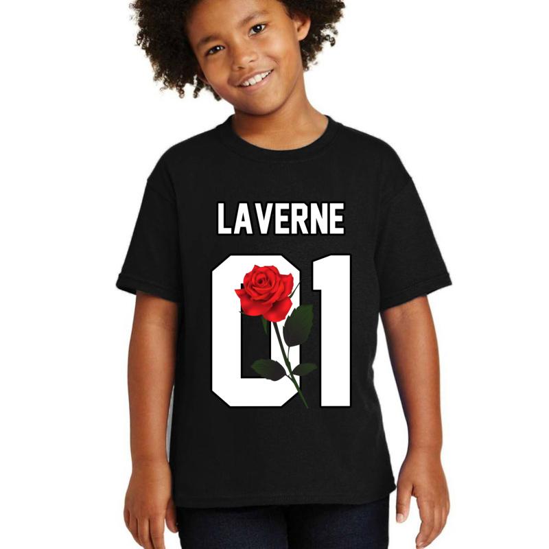 Zoe Laverne - Rose Youth T-Shirt Boy Black