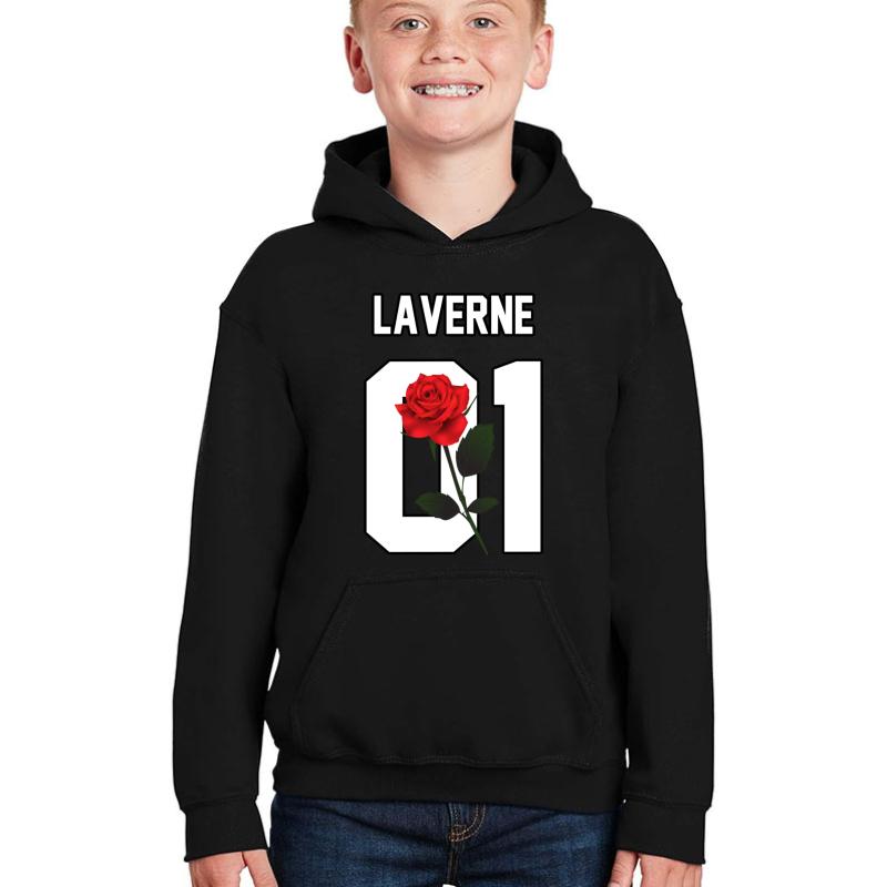 Zoe Laverne - Rose Youth Hooded Sweatshirt Boy Black