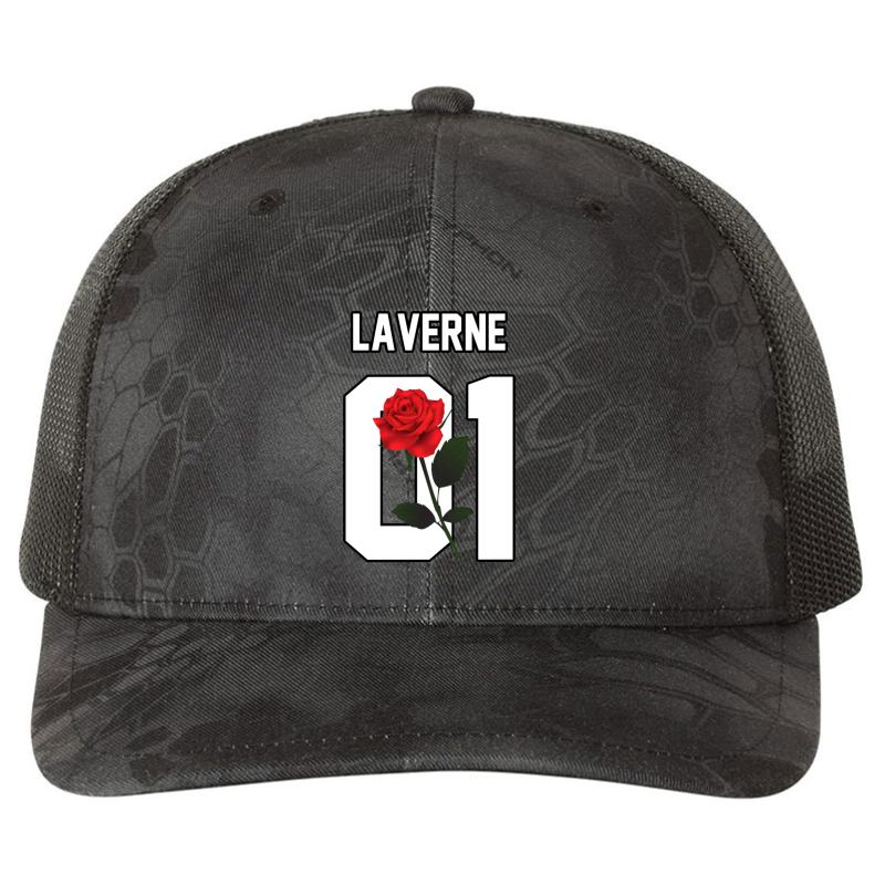 Zoe Laverne - Rose Richardson Premium Trucker Snapback Cap  Kryptek Typhon Black