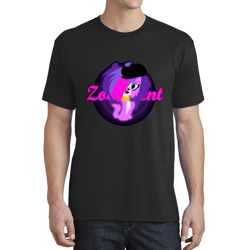 Zoe Trent Glowy Vector Unisex T-Shirt Men Black