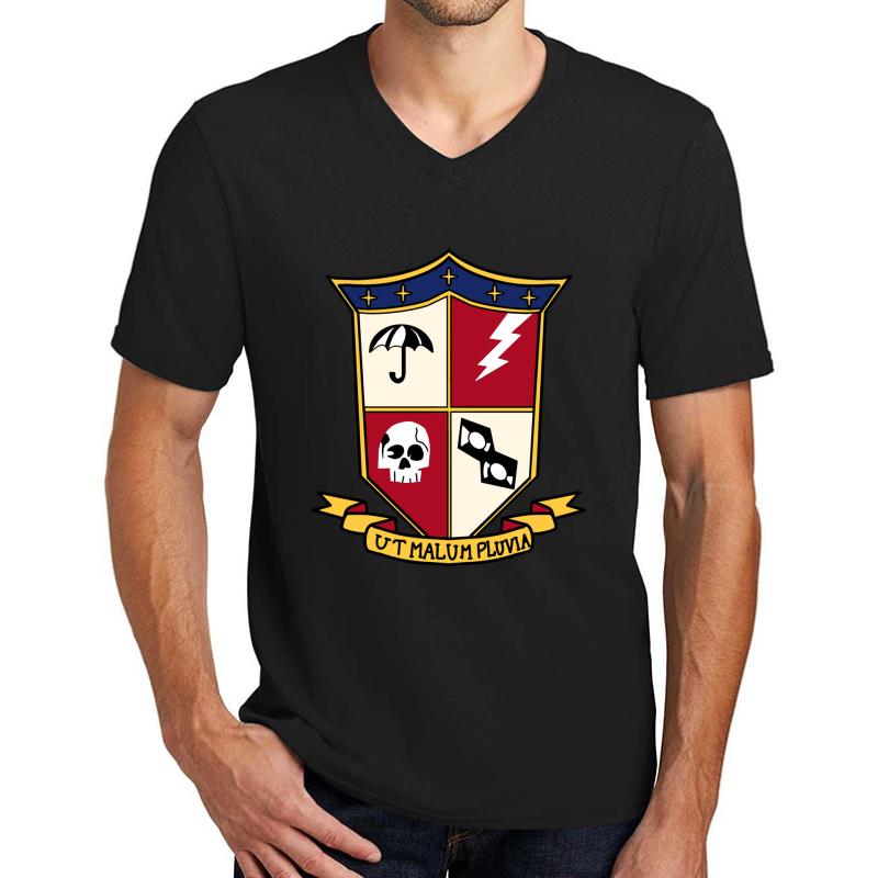 Umbrella Academy Logo Unisex V-Neck T-Shirt Men Black