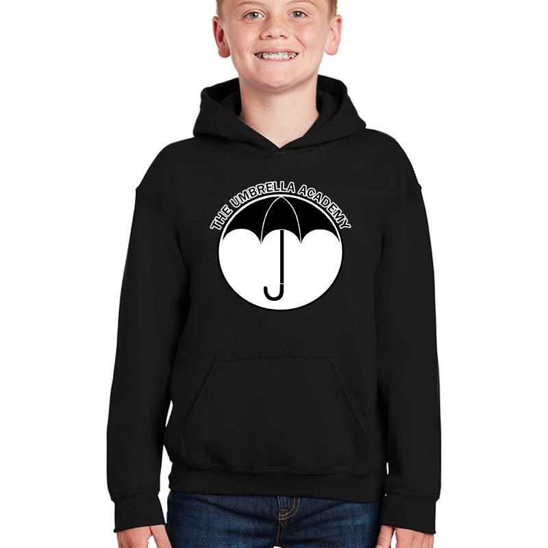 The Umbrella Academy Logo Youth Hooded Sweatshirt Boy Black