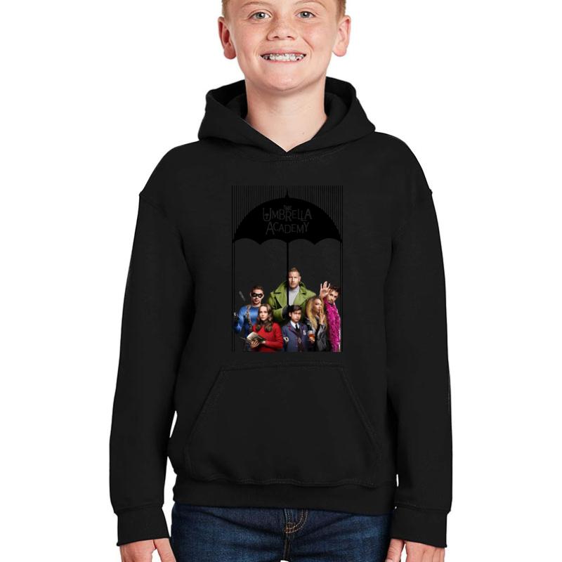 The Umbrella Academy Merch Youth Hooded Sweatshirt Boy Black