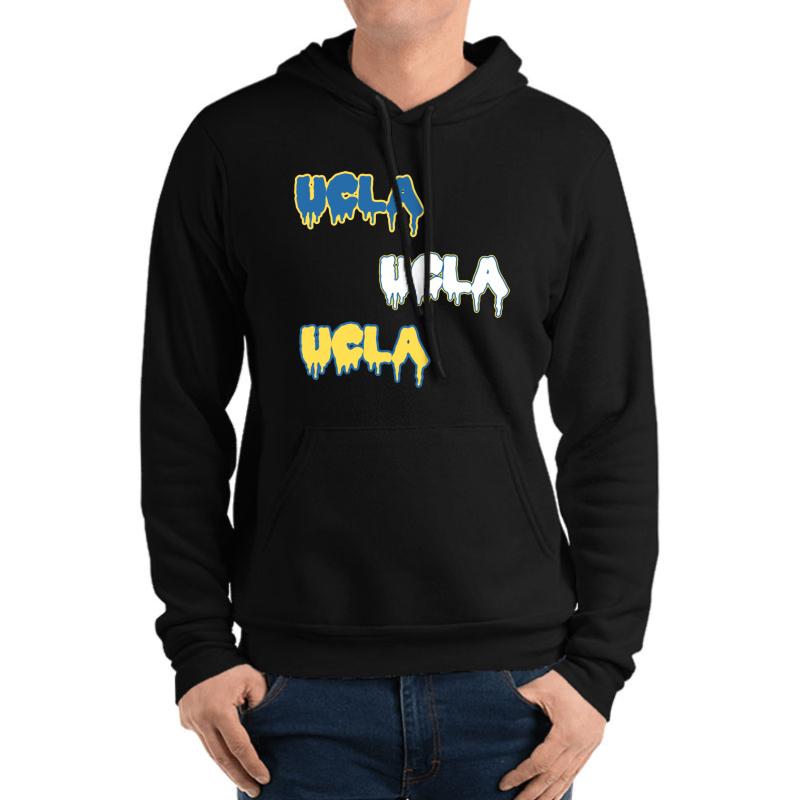 Ucla Merch Unisex Hooded Sweatshirt Men Black