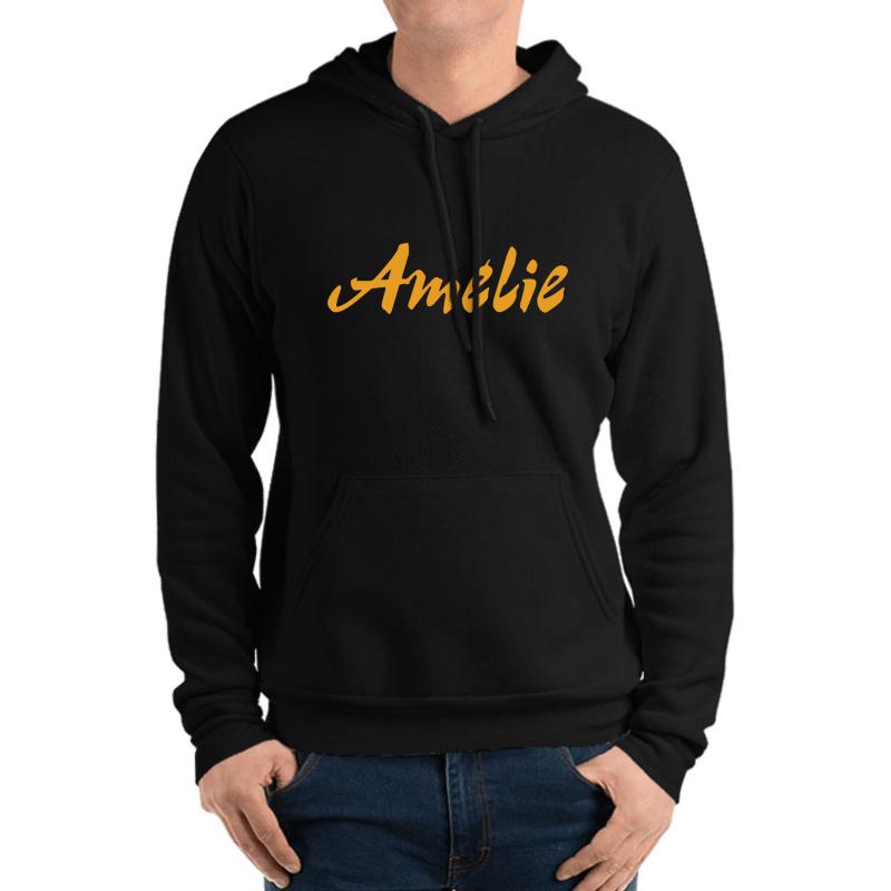 Amelie Poulain Unisex Hooded Sweatshirt Men Black