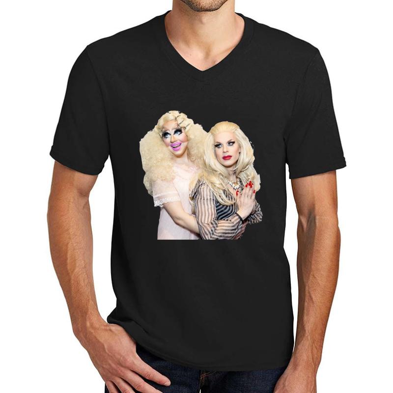 Trixie And Katya Unisex V-Neck T-Shirt Men Black