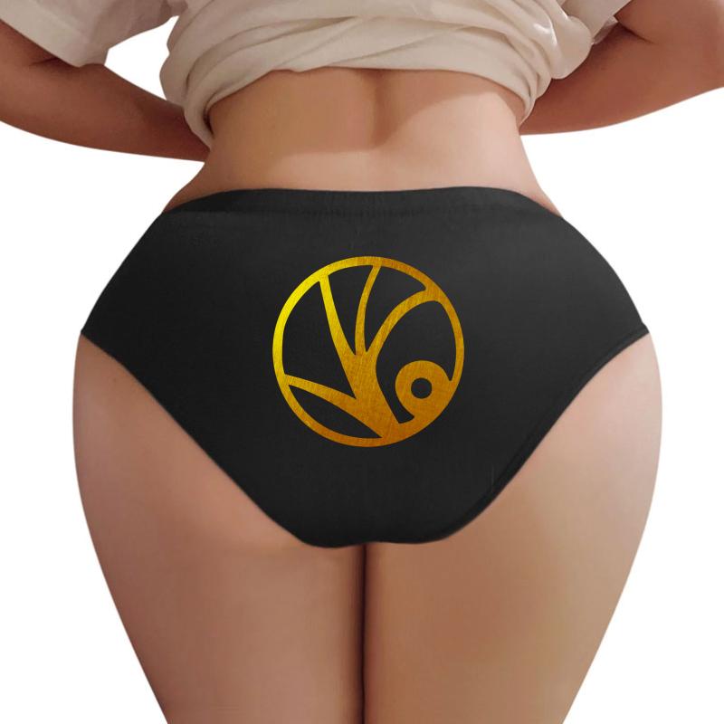 A Series Of Unfortunate Events - Spyglass Logo V.F.D.  Women Underwear Panties Women Black