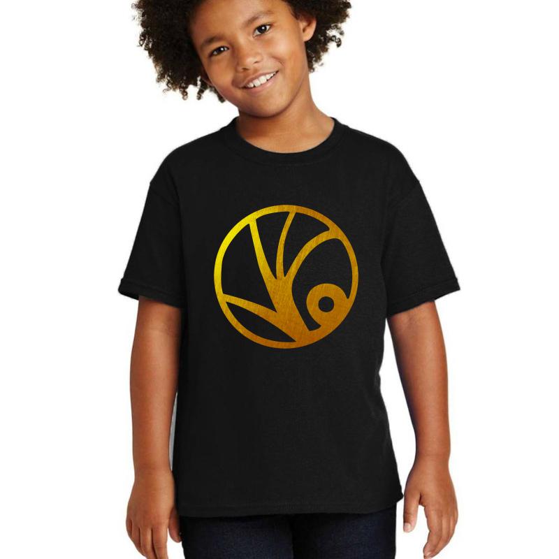 A Series Of Unfortunate Events - Spyglass Logo V.F.D.  Youth T-Shirt Boy Black