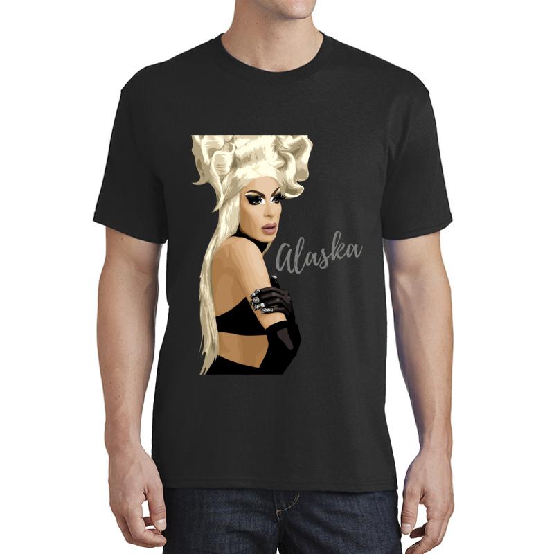 Alaska Thvnderfvck 5000 Drag Queen Rupaul's Drag Race Unisex T-Shirt Men Black