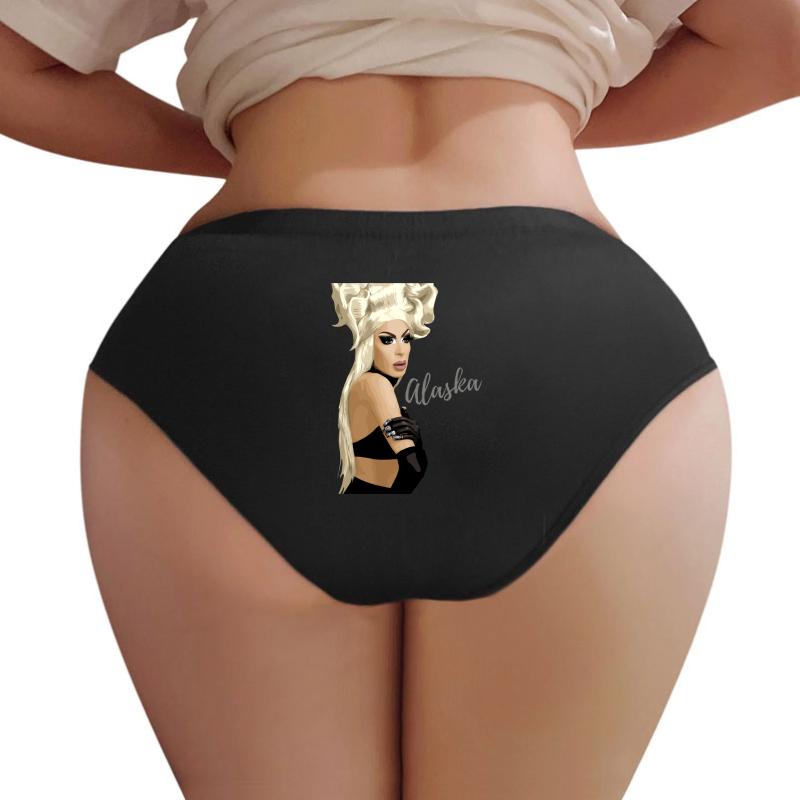 Alaska Thvnderfvck 5000 Drag Queen Rupaul's Drag Race Women Underwear Panties Women Black