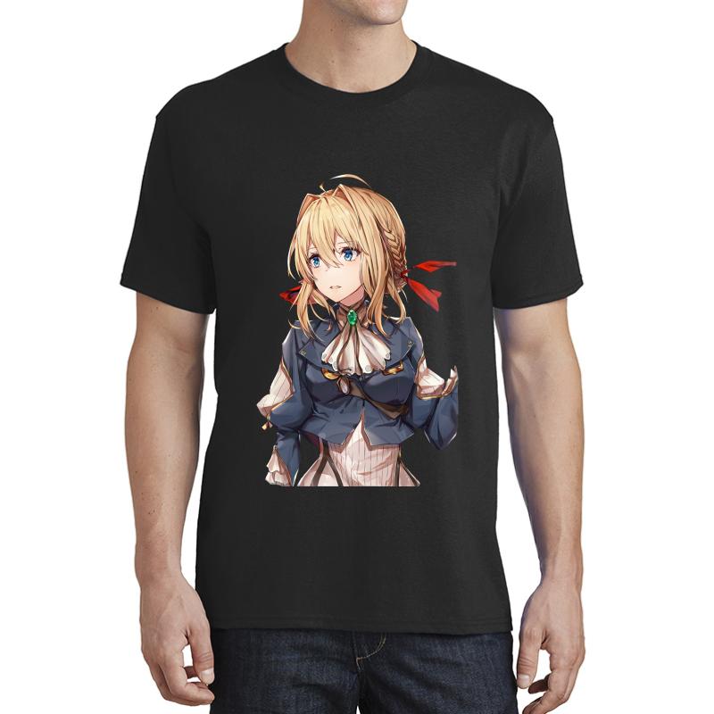 Violet Evergarden Unisex T-Shirt Men Black