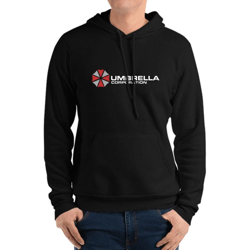 Umbrella Corporation Black Resident Evil Unisex Hooded Sweatshirt Men Black