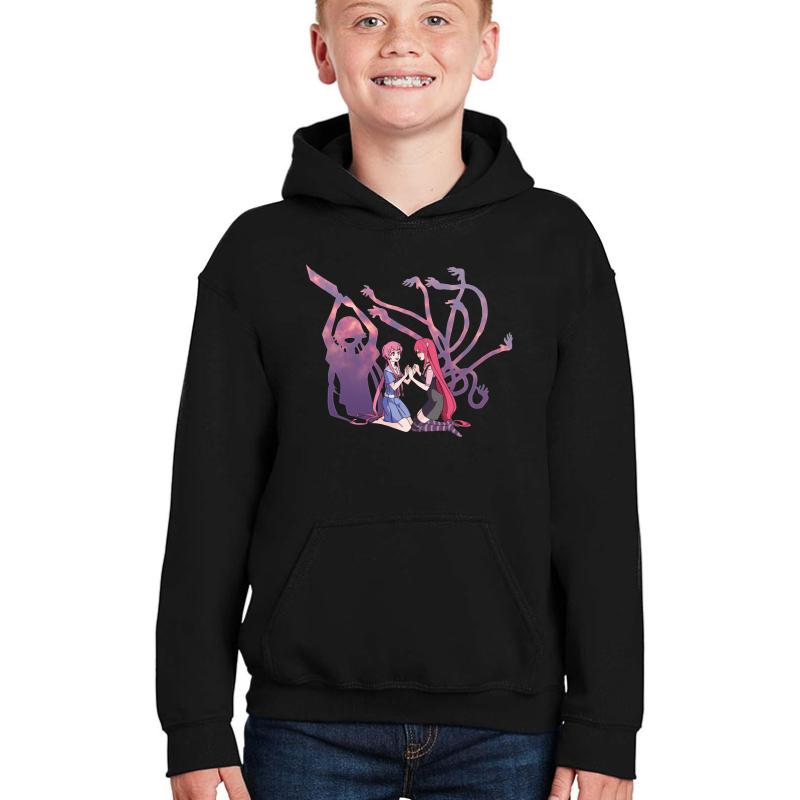 Yuno And Lucy Anime Inspired Shirt Youth Hooded Sweatshirt Boy Black