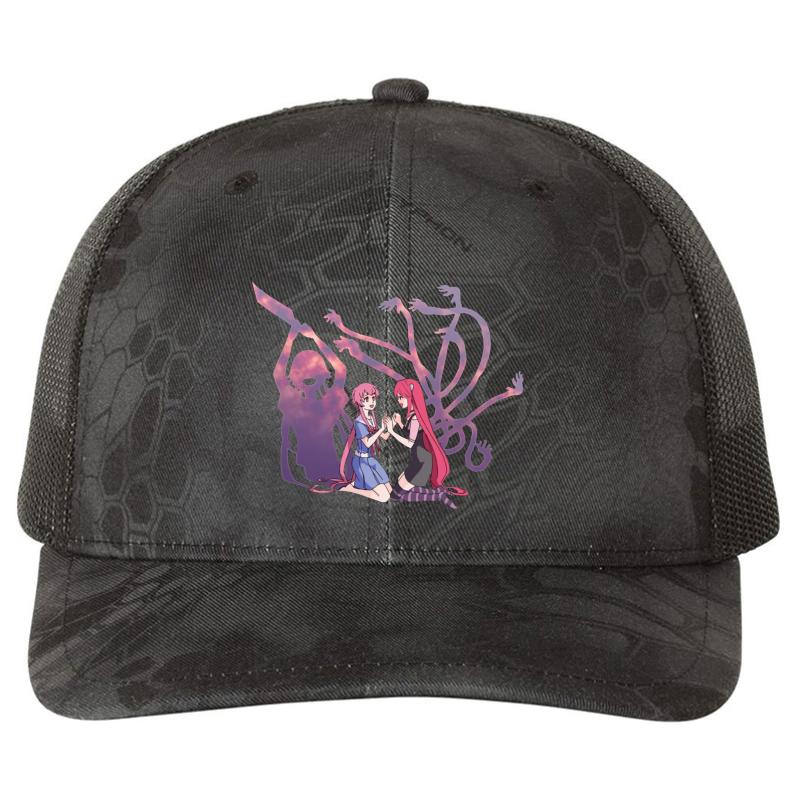 Yuno And Lucy Anime Inspired Shirt Richardson Premium Trucker Snapback Cap  Kryptek Typhon Black