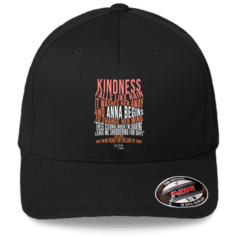 Anna Begins Counting Crows Flexfit Baseball Cap  Black