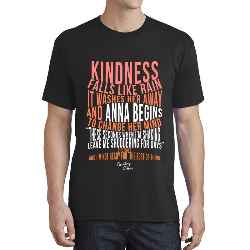 Anna Begins Counting Crows Unisex T-Shirt Men Black