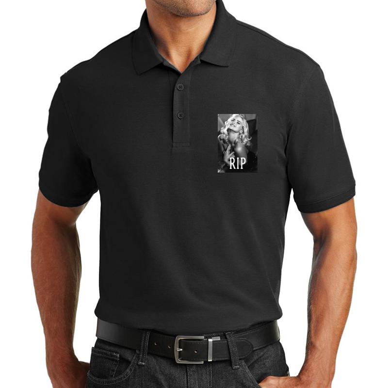 Anna Nicole - Gone Unisex Polo Jersey Sport Shirt Men Black