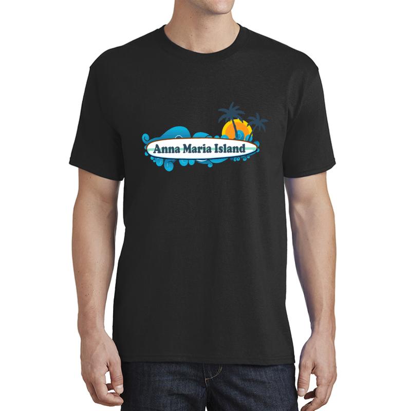 Anna Maria Island. Unisex T-Shirt Men Black