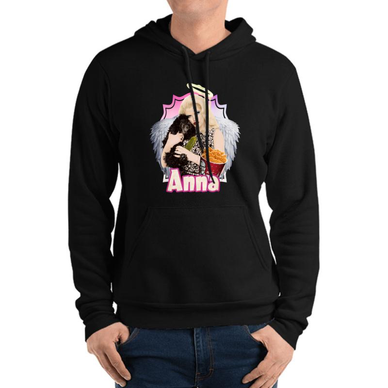 Anna Nicole Smith Unisex Hooded Sweatshirt Men Black