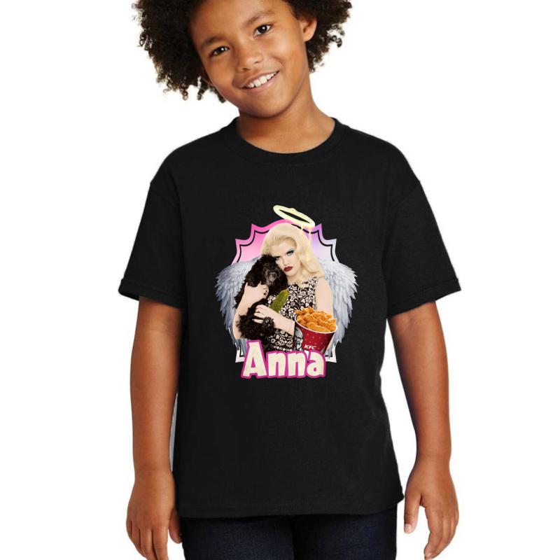 Anna Nicole Smith Youth T-Shirt Boy Black