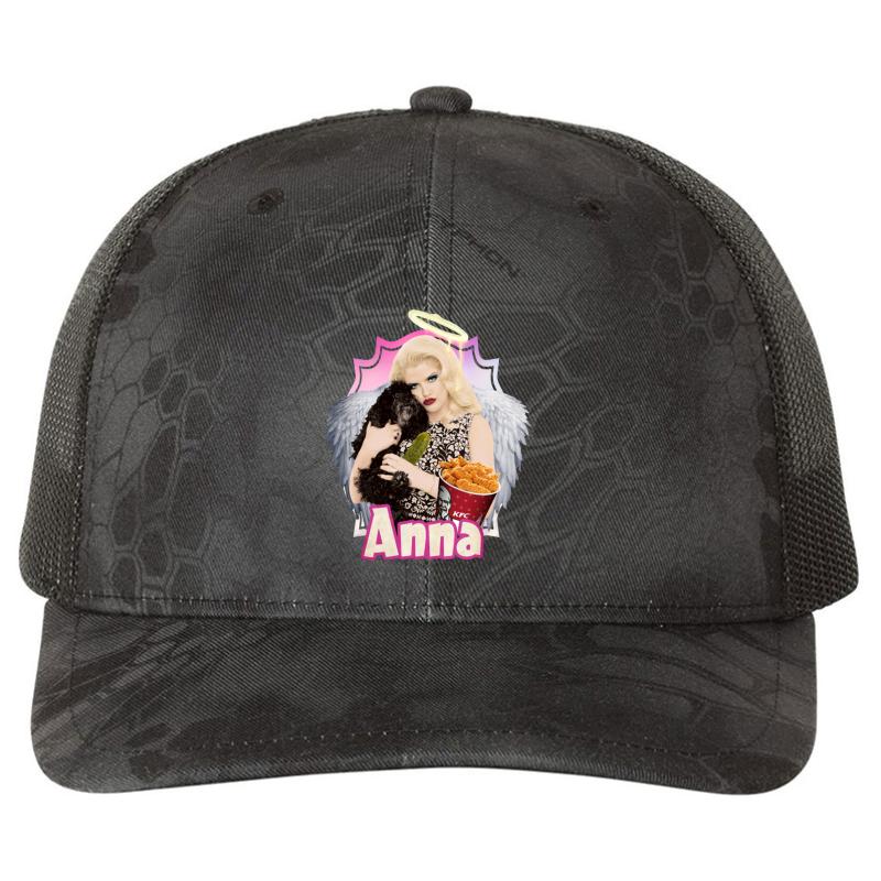 Anna Nicole Smith Richardson Premium Trucker Snapback Cap  Kryptek Typhon Black