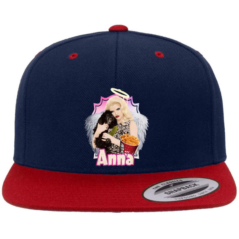 Anna Nicole Smith Premium Flat Bill Snapback Cap  Navy