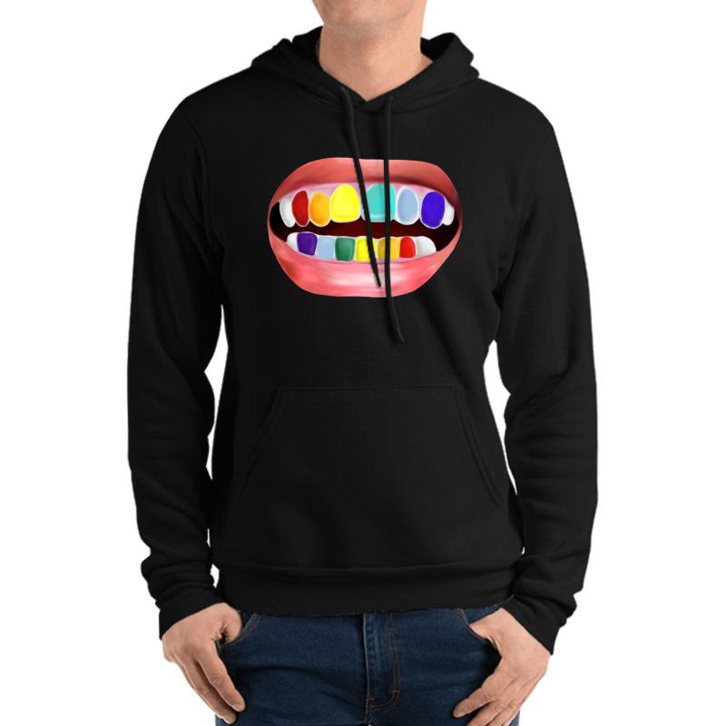 6Ix9ine Unisex Hooded Sweatshirt Men Black