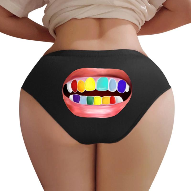 6Ix9ine Women Underwear Panties Women Black