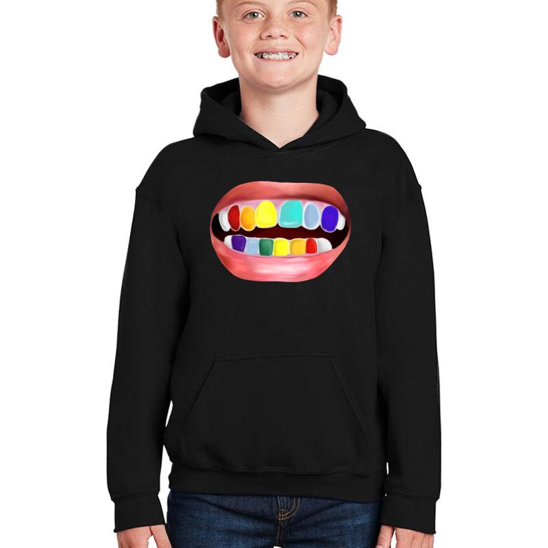 6Ix9ine Youth Hooded Sweatshirt Boy Black