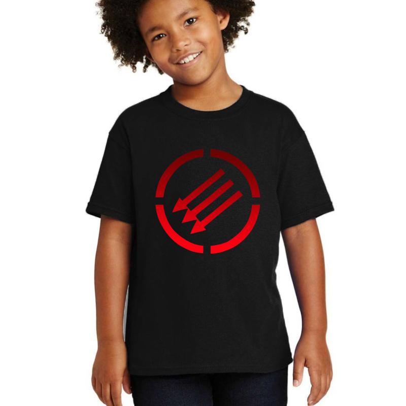 Antifascist Arrows Youth T-Shirt Boy Black