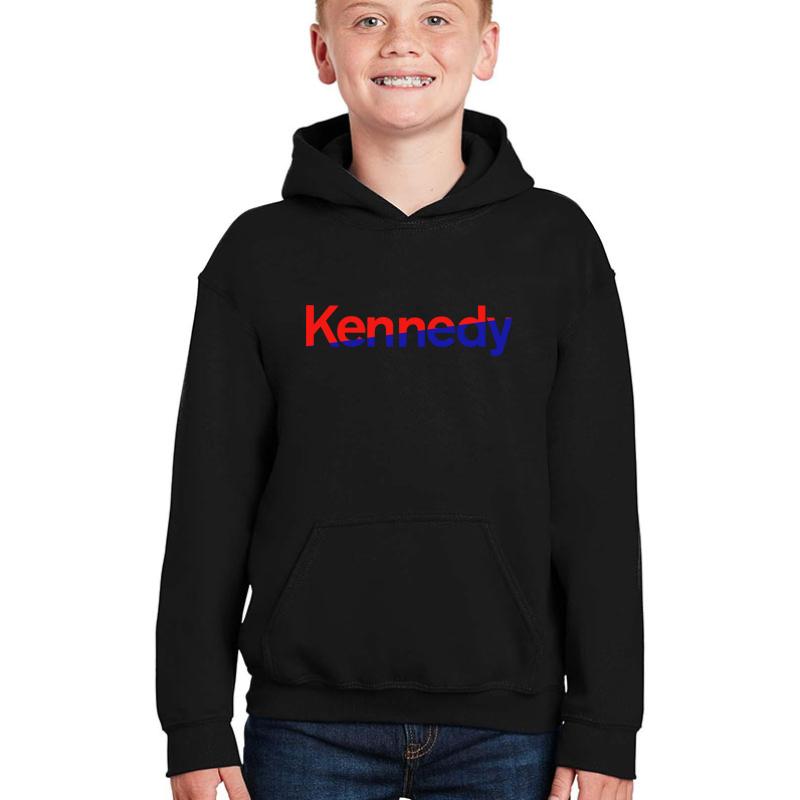 1968 Robert Kennedy For President Youth Hooded Sweatshirt Boy Black