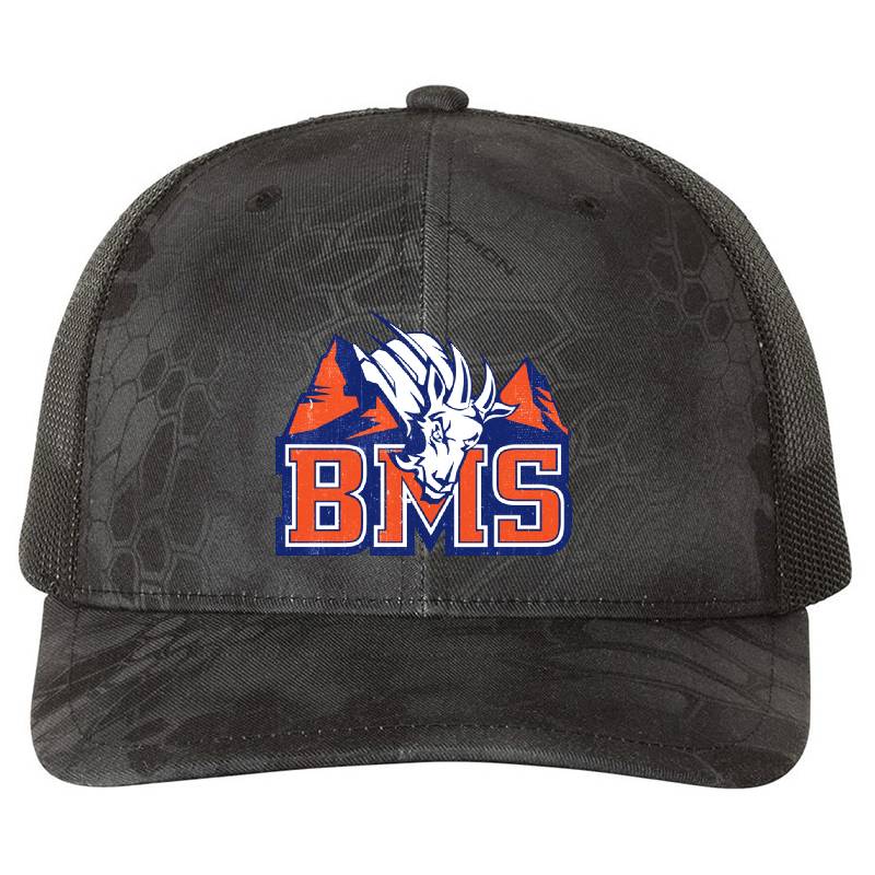 Bms Blue Mountain State Premium Flat Bill Snapback Caps