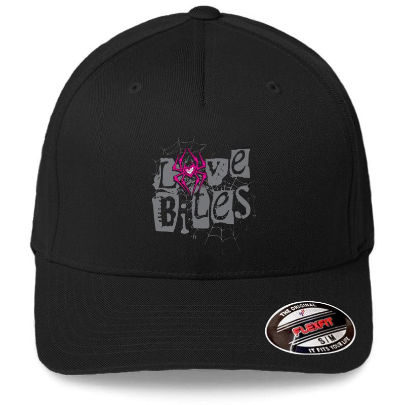 Aj Lee Love Bites Flexfit Baseball Cap  Black