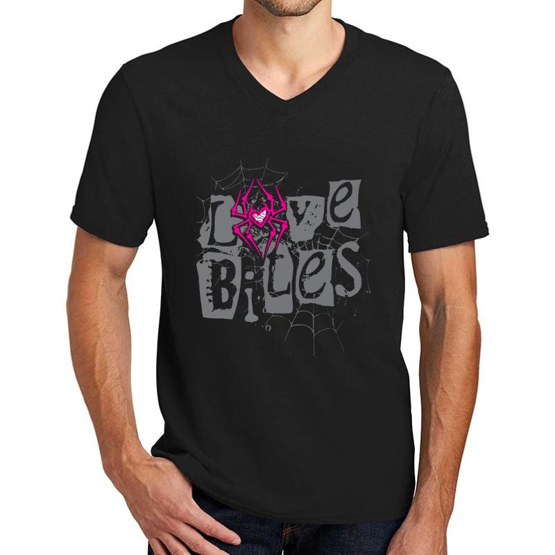 Aj Lee Love Bites Unisex V-Neck T-Shirt Men Black