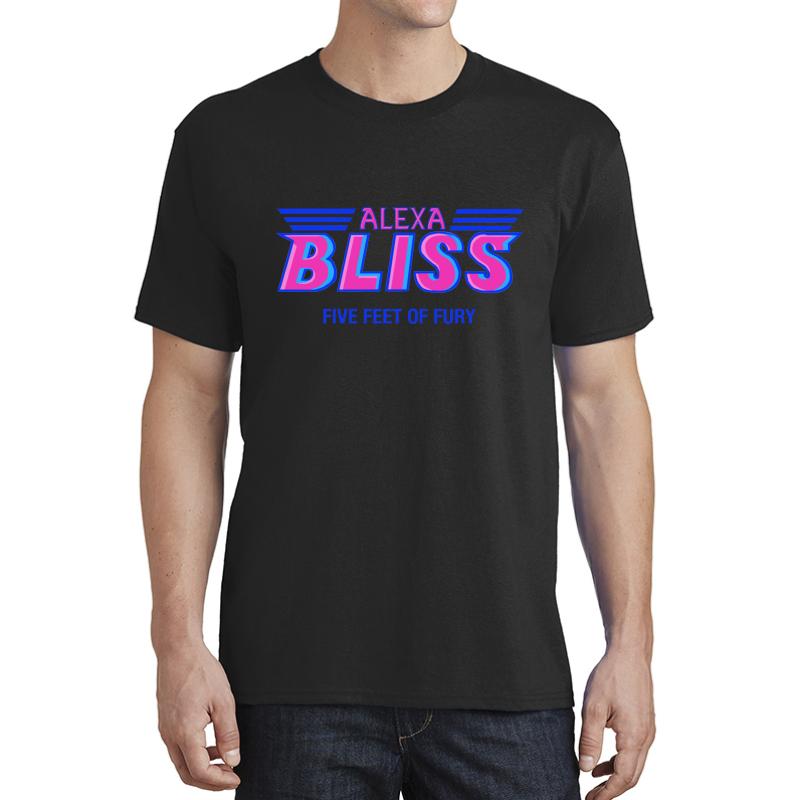 Alexa Bliss Five Feet Of Fury  Unisex T-Shirt Men Black