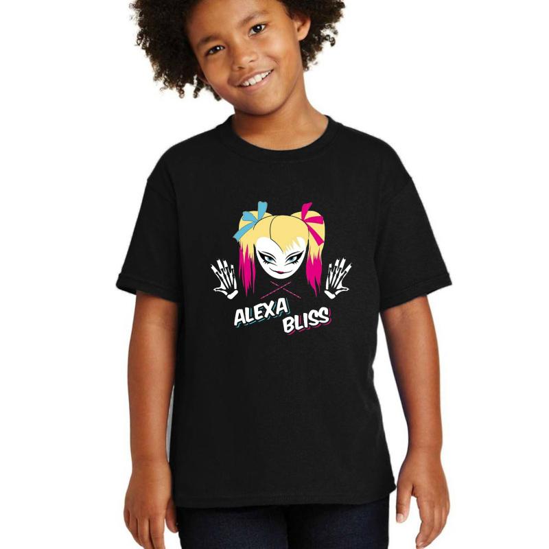 Alexa Bliss Youth T-Shirt Boy Black