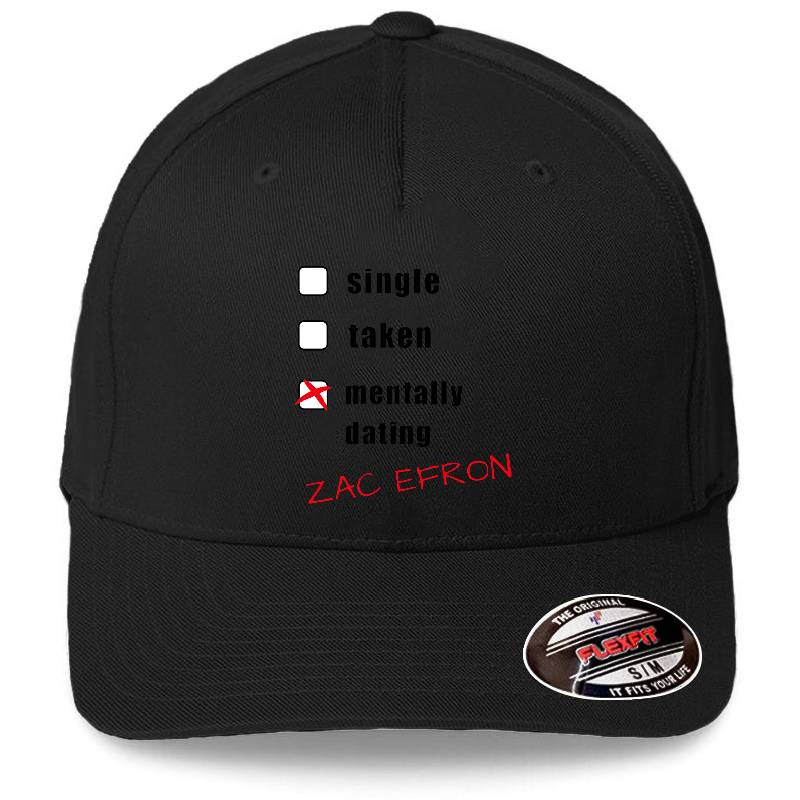 Mentally Dating Zac Efron Cool Funny Banter Good Vibes Valentine's Day Birthday Gift Present Ideas Actor Celebrity Culture Richardson Premium Trucker Snapback Caps