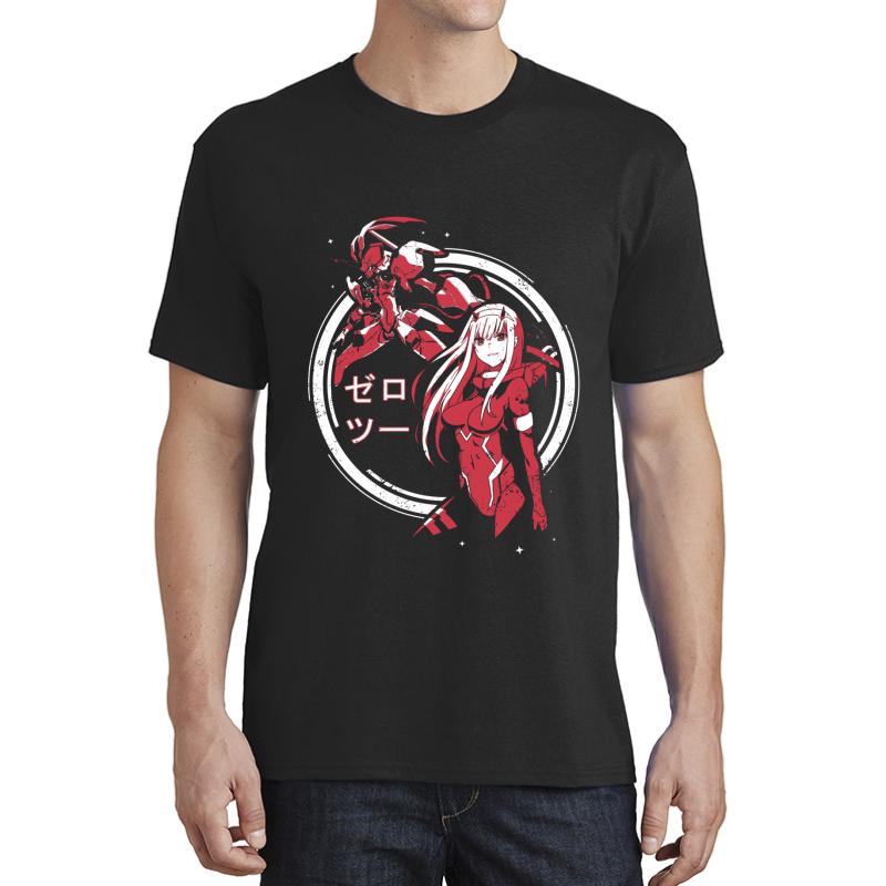 Zero Two - Strelitzia Darling In The Franxx Unisex T-Shirt Men Black