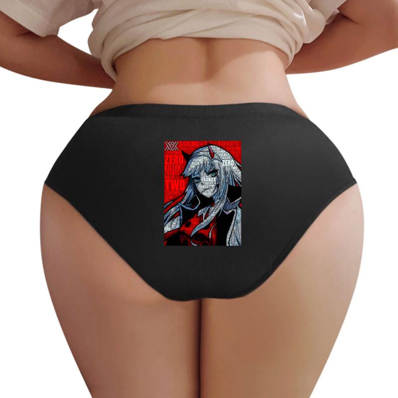 Zero Two 002 - Darling In The Franxx Women Underwear Panties Women Black