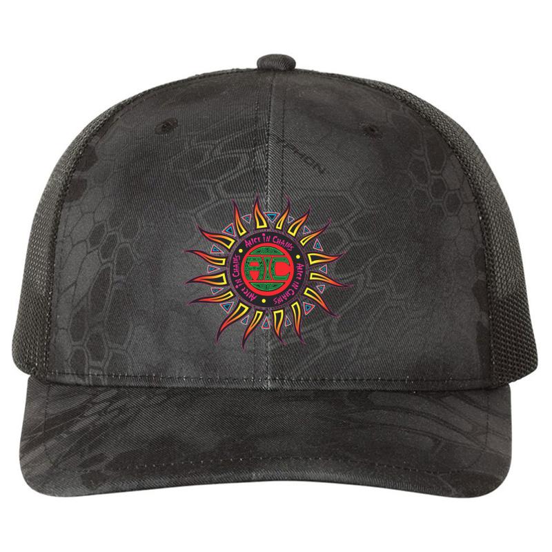 Alice In Chains Richardson Premium Trucker Snapback Cap  Kryptek Typhon Black