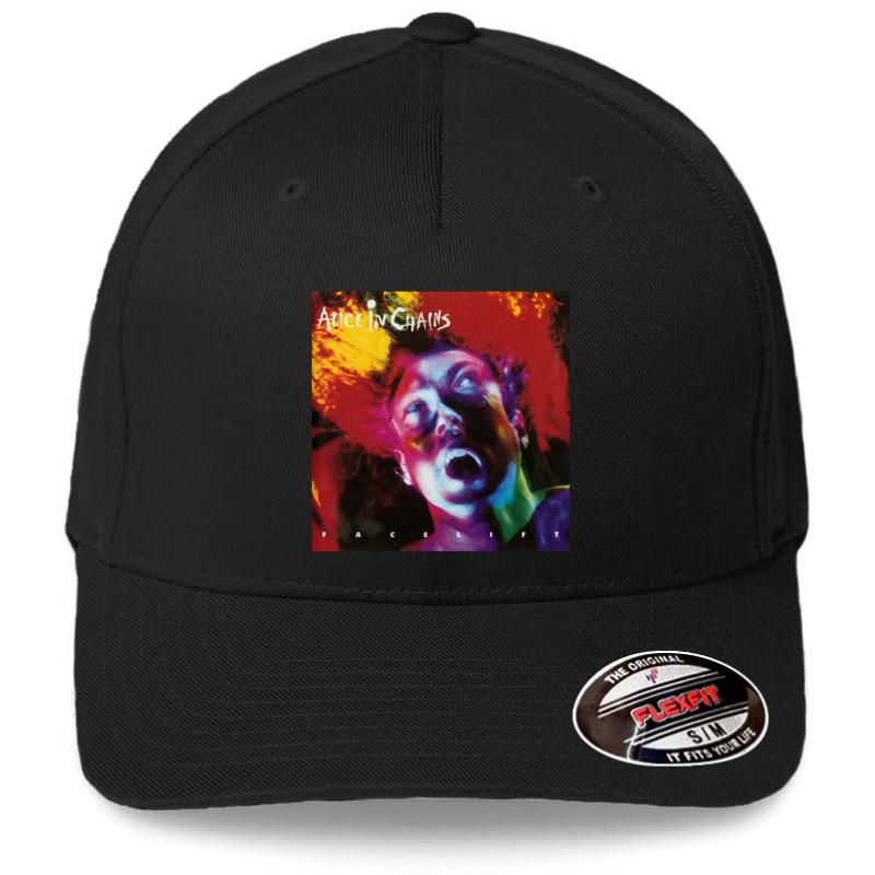 Alice In Chains - Facelift Flexfit Baseball Cap  Black