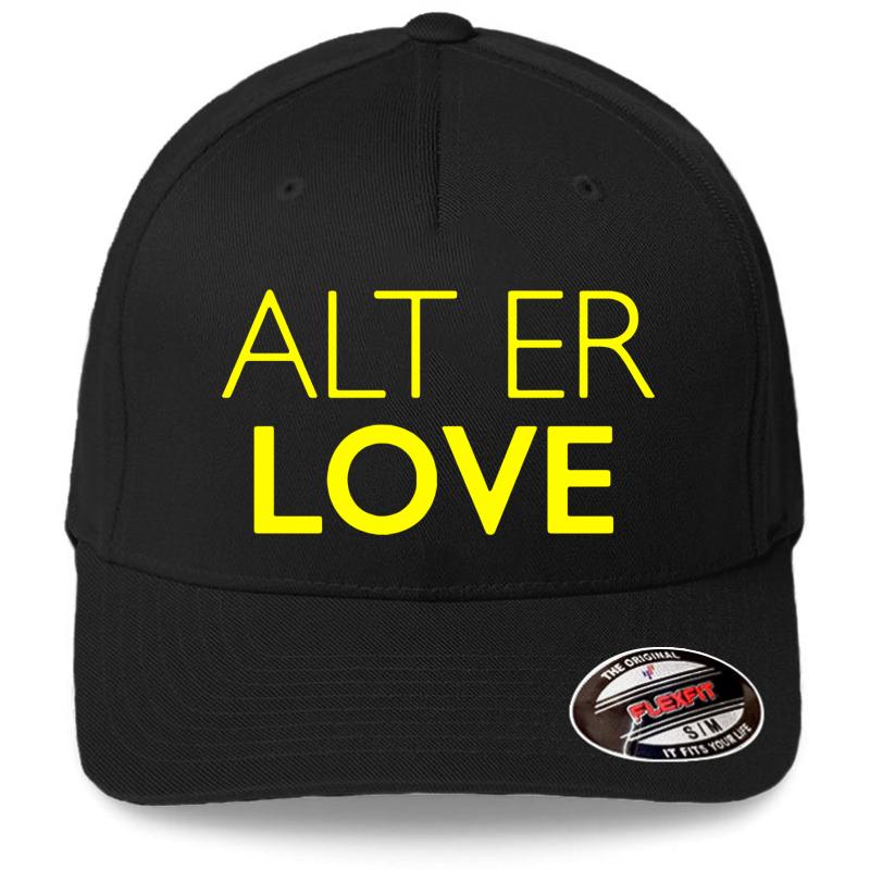 Alt Er Love - Skam Flexfit Baseball Cap  Black