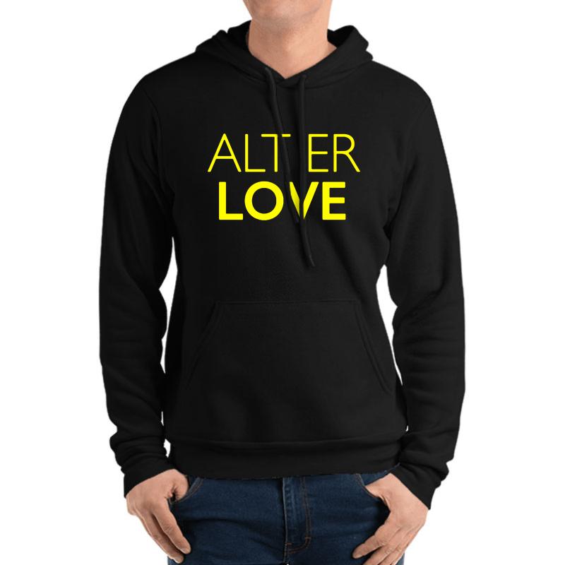 Alt Er Love - Skam Unisex Hooded Sweatshirt Men Black