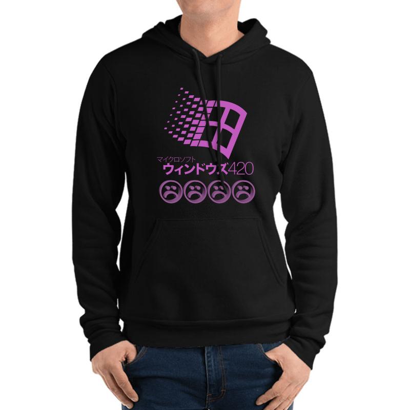 Yung Lean Sad Windows Unisex Hooded Sweatshirt Men Black