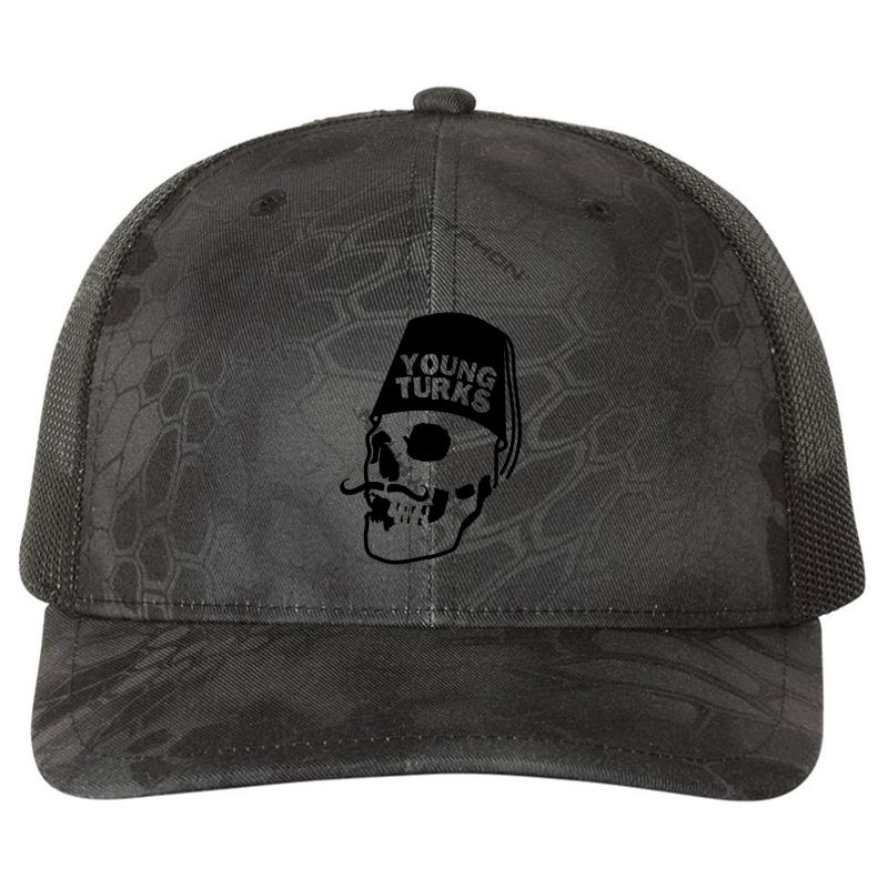 Young Turks Richardson Premium Trucker Snapback Cap  Kryptek Typhon Black