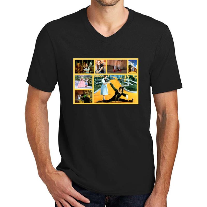 The Wizard Of Oz Unisex V-Neck T-Shirt Men Black