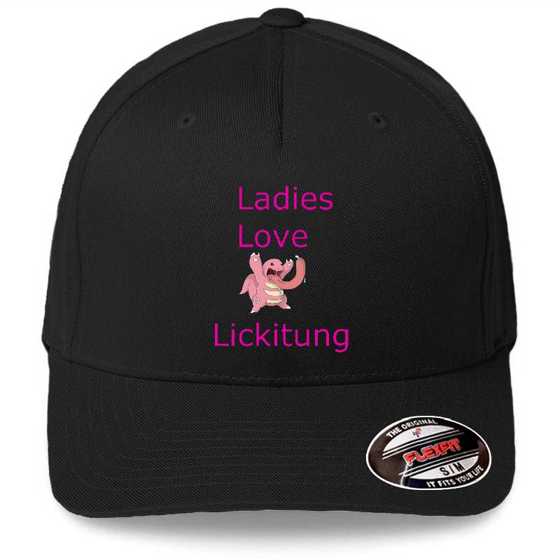 Ladies Love Lickitung Premium Flat Bill Snapback Caps