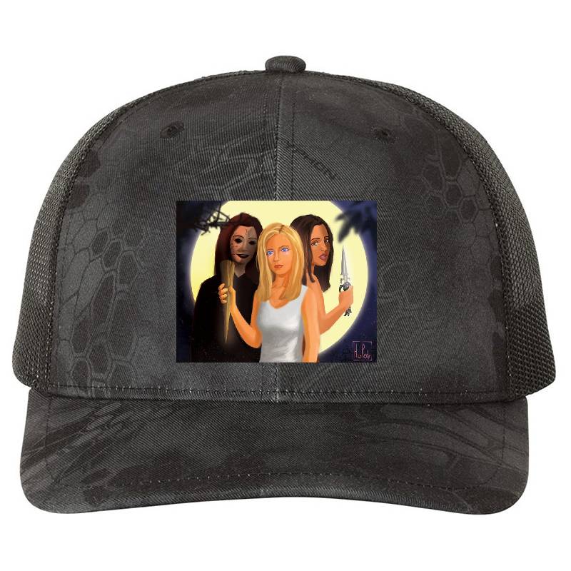 Buffy The Vampire Slayer-Buffy Faith Willow Premium Flat Bill Snapback Caps